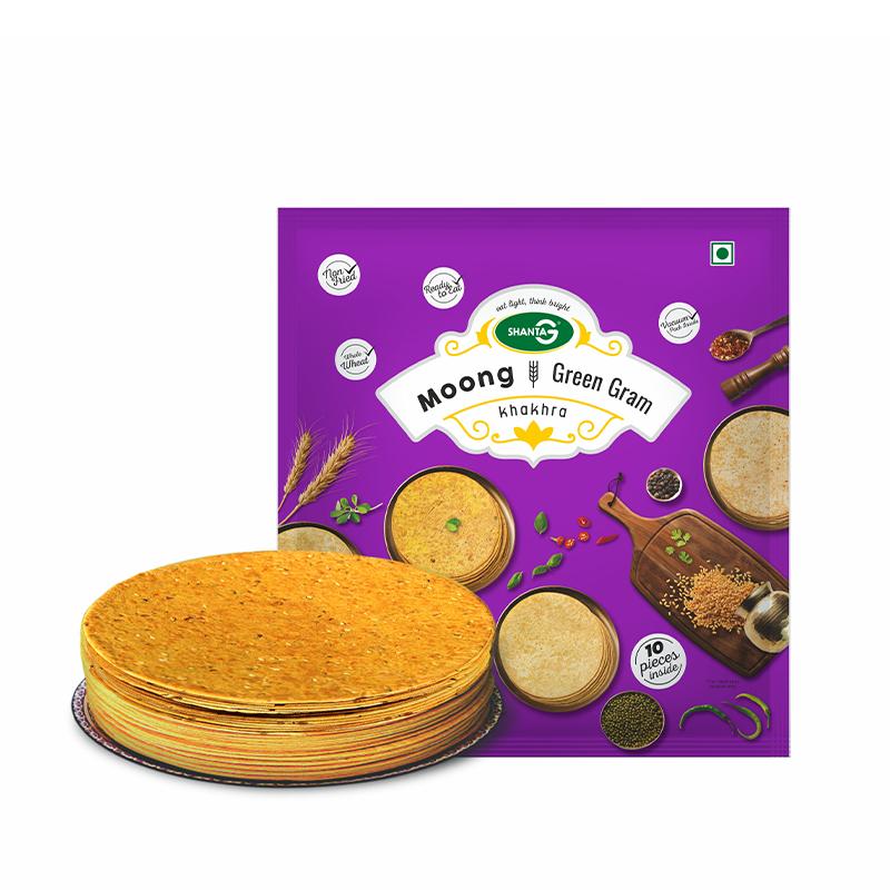 ShantaG Moong Green Gram khakhra - 200g